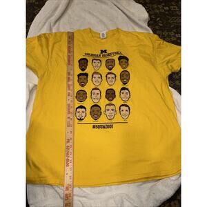 Michigan Wolverines Shirt Mens XL 2016 Team Squad 101 Walton Faces